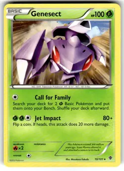 Genesect 10/101 Pokemon - Black and White Plasma Blast NM - Image 1