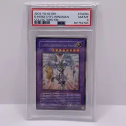 2006 Yu-Gi-Oh! Elemental Hero Shining Flare Wingman CT03 Secret Rare PSA 8 - Image 1