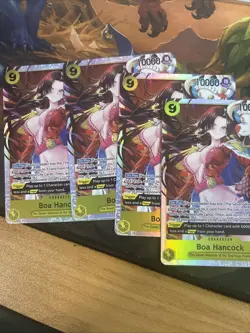 Boa Hancock OP14-112 SR Foil One Piece TCG English x4 COPIES PACK FRESH - Image 1