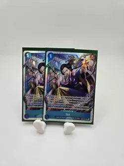 2x One Piece TCG Starter Deck 22 Ace & Newgate Izo ST22-002 SR Full Art Foil NM - Image 1