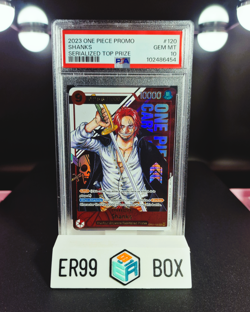 2023 One Piece Shanks (English) - Official Event Prize - Serial 256/1000 PSA 10 - Image 1