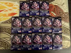 One Piece TCG The Azure Sea's Seven Factory Sealed Sleeved Booster OP-14 x 13 - Image 1