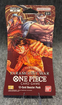One Piece TCG, OP-02 PARAMOUNT WAR Sleeved Booster Pack, English - Image 1