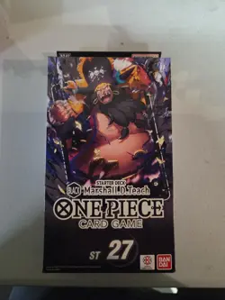 One Piece TCG: Black - Marshall D. Teach Starter Deck [ST-27] - Image 1