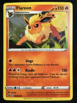 Flareon SWSH041 Cosmos holo Sword & Shield Promo Card Pokemon TCG - Image 1