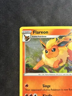 Flareon SWSH041 Cosmos holo Sword & Shield Promo Card Pokemon TCG - Image 3