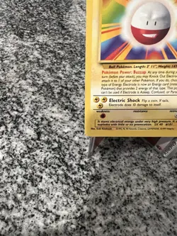 Pokemon TCG Electrode Base Set, Rare Card 21/102 DMG - Image 5