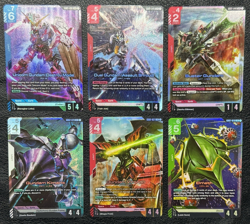 Lot of 6 LR Rarity Cards From GD01 + GD02 - Gundam TCG - NM - Image 1