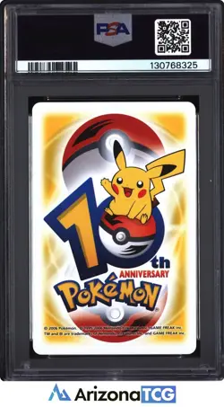 Pokemon 2006 Groudon Yellow King Of Diamonds 10th Anniversary Poker Cards PSA 9 - Image 2
