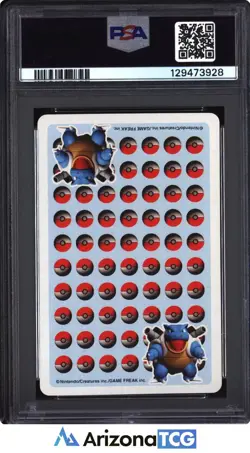 Pokemon Stadium 1998 Oddish Jack Of Hearts Blue Playing Card Japanese PSA 10 - Image 2