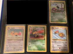 Complete Uncommon / Common Jungle Set Pokemon Cards - Pikachu Persian - Image 3