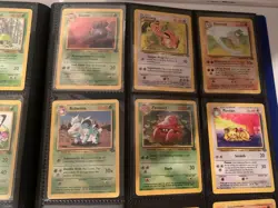 Complete Uncommon / Common Jungle Set Pokemon Cards - Pikachu Persian - Image 4