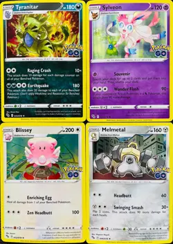 2022 POKEMON GO HOLO CARDS - 4 CARD LOT - Image 1