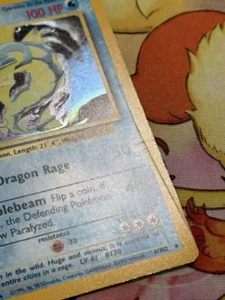 Gyarados 6/102 Holo Rare Base Set Pokemon Card - Image 3