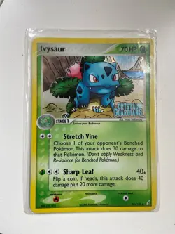 Pokemon Ivysaur Crystal Guardians 35/100 Hologram Pokemon Card Great Condition - Image 4