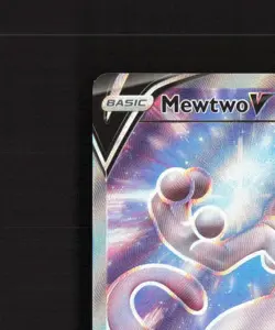 Mewtwo V SWSH229 Sword & Shield Full Art Black Star Promo Holo Pokemon Card NM - Image 3