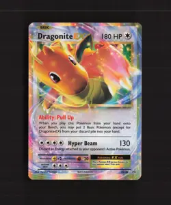 Dragonite EX 72/108 Evolutions Ultra Rare Holo Pokemon Card LP - Image 1