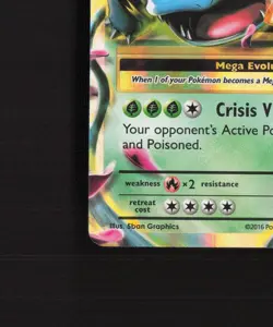 Mega M Venusaur EX 2/108 Evolutions Ultra Rare Holo Pokemon Card LP - Image 5