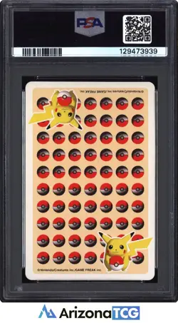 Pokemon Stadium 1998 Pidgeot King Of Spades Yellow Playing Card Japanese PSA 7 - Image 2