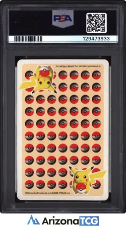 Pokemon Stadium 1998 Geodude Jack Of Clubs Ylw Playing Card Japanese PSA 10 - Image 2