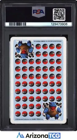 Pokemon Stadium 1998 Gloom Queen Of Hearts Blue Playing Card Japanese PSA 8 - Image 2