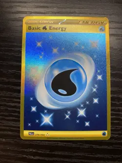 Pokemon TCG Water Energy Scarlet & Violet Paldea Evolved Holo Card 279/193 - Image 1