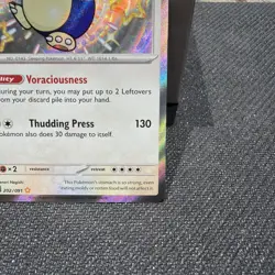 Pokemon Snorlax TCG Baby Shiny Holo Card 202/091 Paldean Fates Mint Condition - Image 5