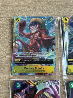 One Piece TCG Illustration Box Volume 3&4 PROMO CARDS (SET OF 4) - Image 5
