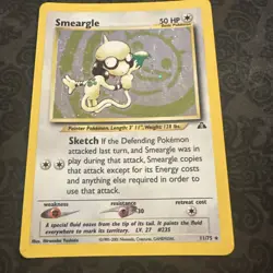 Smeargle 11/75 Pokemon Neo Discovery Holo Rare Card - Image 1