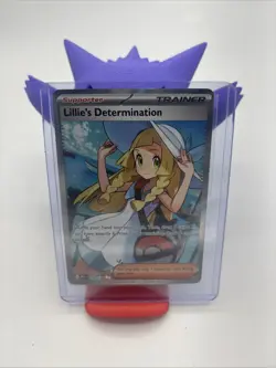 Pokemon TCG Mega Evolution Lillie’s Determination Full Art Trainer Card 169/132 - Image 1