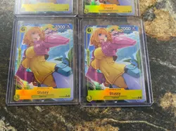 Stussy ST29-006 Parallel Starter Deck Promo One Piece Card English X4 - Image 2