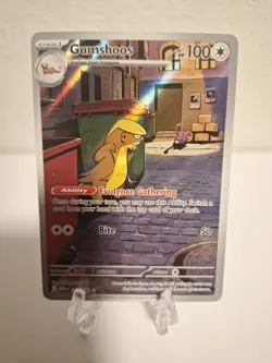Pokemon TCG Gumshoos 153/132 Meg en Mega Evolution Illustration Rare Card - Image 1