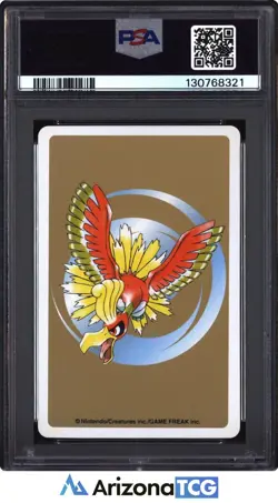 Pokemon 2000 Wooper 194 Queen of Clubs Pokemon Gold Playing Card Japanese PSA 9 - Image 2