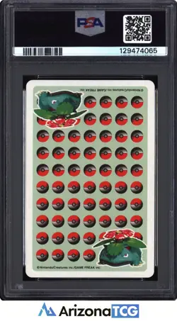 Pokemon 1998 Weezing Joker Pokemon Stadium Green Playing Card Japanese PSA 6 - Image 2