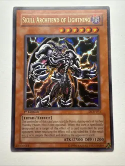 Yugioh Skull Archfiend of Lightning Card - Image 1