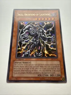 Yugioh Skull Archfiend of Lightning Card - Image 2