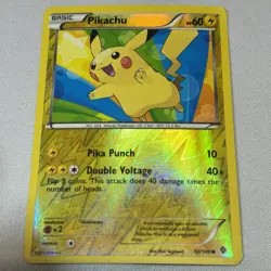 Pikachu 50/149 TCG Reverse Holo Boundaries Crossed Card LP - Image 2