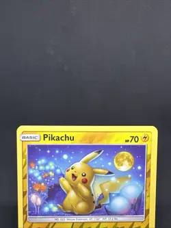 Pikachu 56/236 Sun & Moon Unified Minds Set Reverse Holo Pokemon TCG Card - Image 3