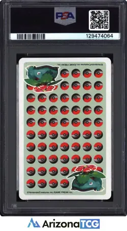 Pokemon Stadium 1998 Butterfree King Of Hearts Green Playing Card Japanese PSA 9 - Image 2