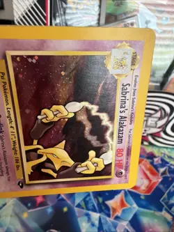 Pokemon Alakazam Sabrina's 16/132 Holographic Rare Gym Challenge TCG Card HP - Image 2