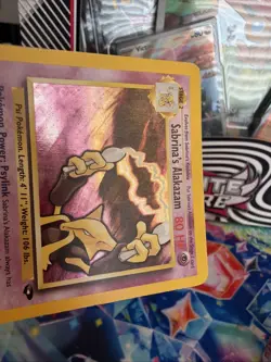 Pokemon Alakazam Sabrina's 16/132 Holographic Rare Gym Challenge TCG Card HP - Image 3