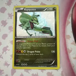 Pokemon Rayquaza XY64 Promo Holo XY Set Basic Card English TCG - Image 1