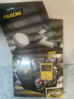 Pokemon TCG Detective Pikachu Cafe Figure Collection, Promo Card 4 Booster Set - Image 2