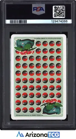 Pokemon 1998 Koffing Joker Pokemon Stadium Green Playing Card Japanese PSA 9 - Image 2
