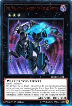 YUGIOH Phantom Knights Deck Complete 40 - Cards + Extra - Image 1