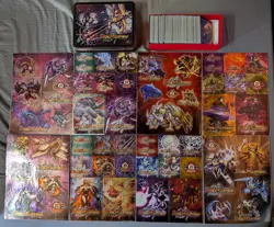 Duel Masters trading cards 350+ lot with posters and sticker sheets holos - Image 4