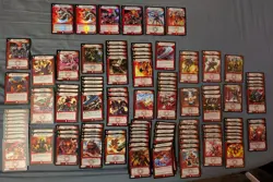 Duel Masters trading cards 350+ lot with posters and sticker sheets holos - Image 5