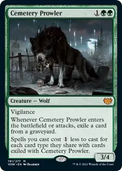 MTG Cemetery Prowler - 191 / English / Near Mint - Image 1