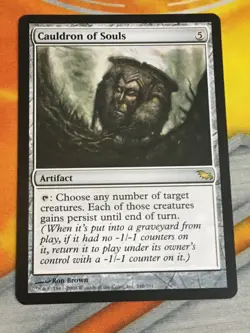 D1145 MAGIC GATHERING SHADOWMOOR CAULDRON OF SOULS #248 LP R MTG - Image 1