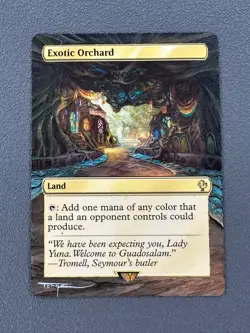 Exotic Orchard MTG Final Fantasy Commander Hand Painted Full Altered Art Tentz - Image 1